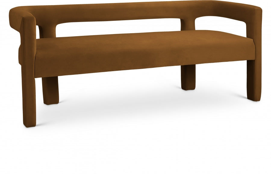 Virgo Velvet Bench
