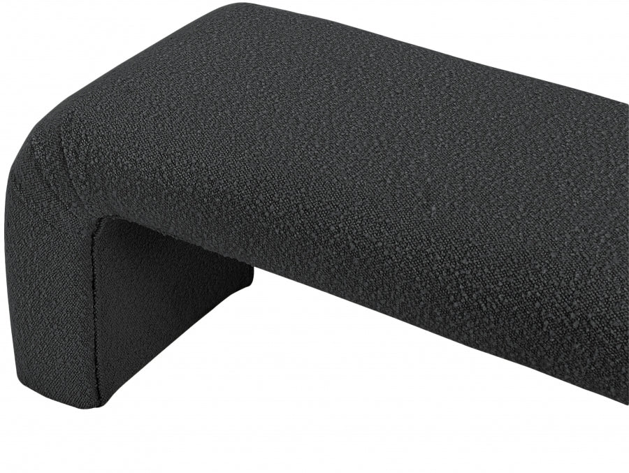 Curvy Fabric Bench