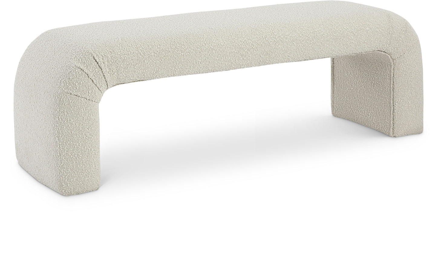 Curvy Fabric Bench