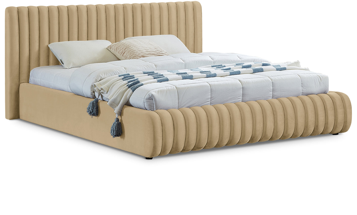Newley Velvet Bed