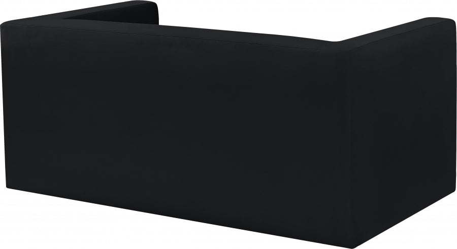 Lux Helson Velvet Loveseat