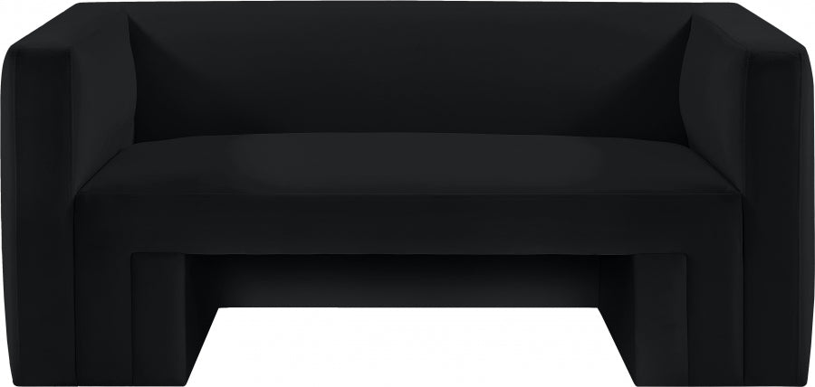 Lux Helson Velvet Loveseat