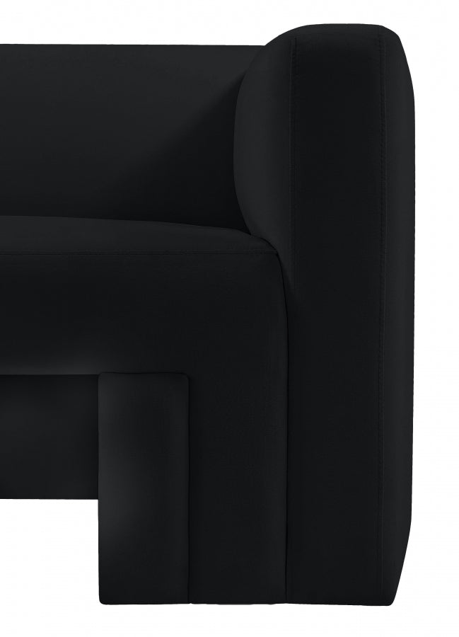 Lux Helson Velvet Loveseat