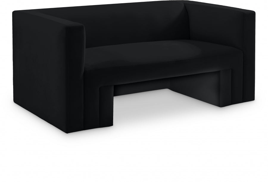 Lux Helson Velvet Loveseat