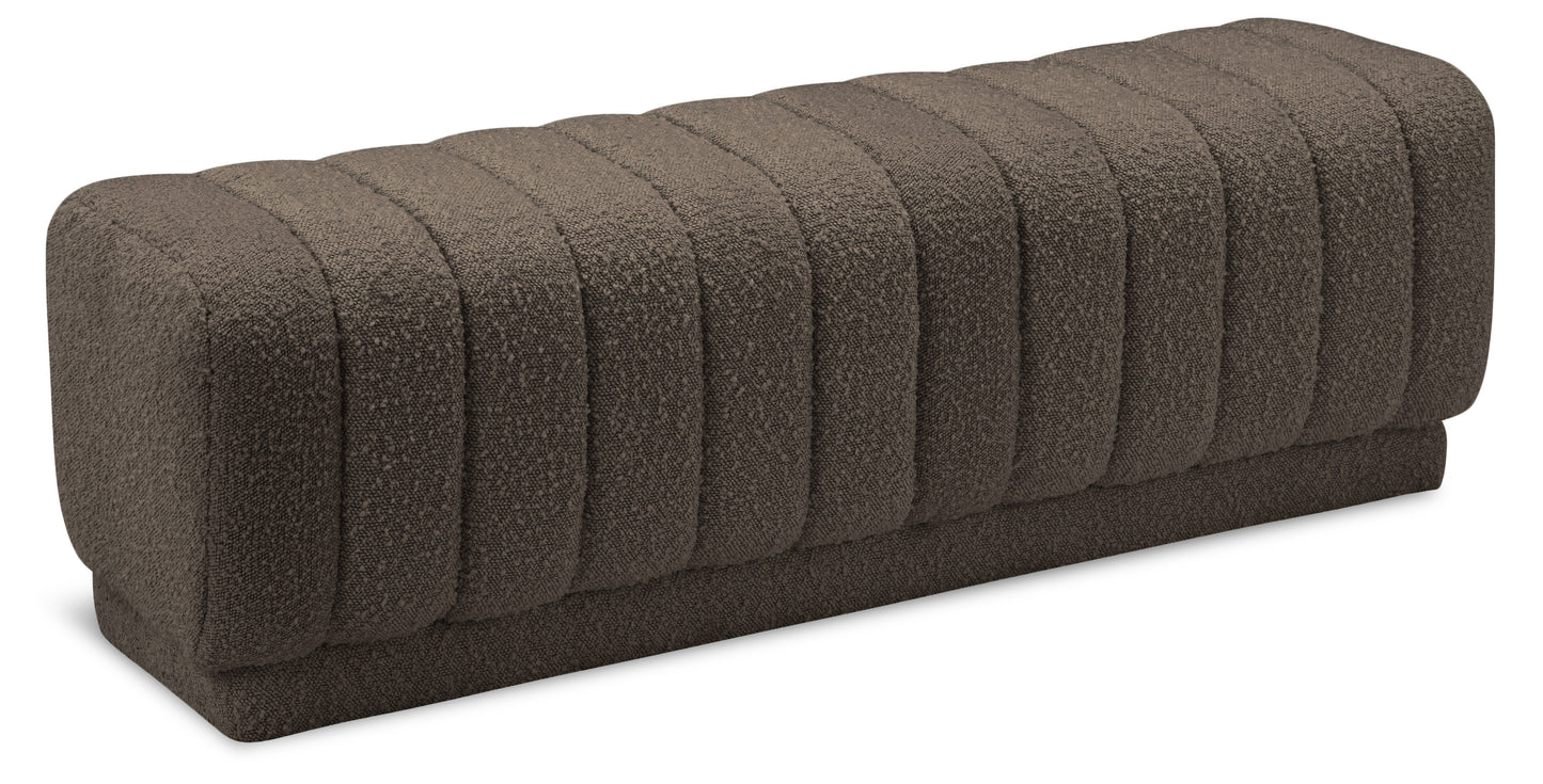 Deep Channel Ottoman | Bench