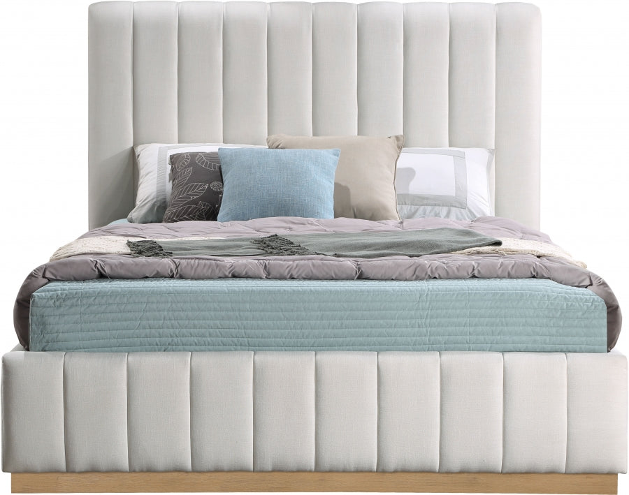 Lux Lucille Natural Linen Bed