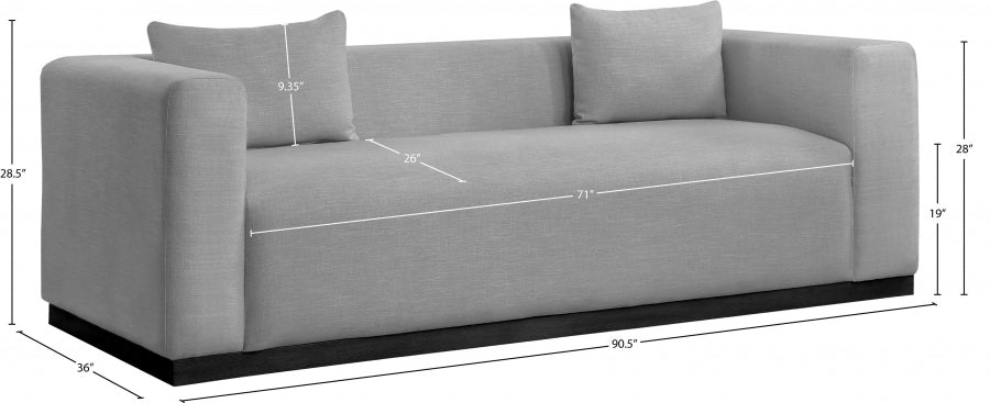 Alfonso Linen Fabric Sofa