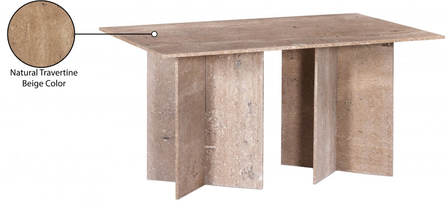 Jade Travertine Dining Table