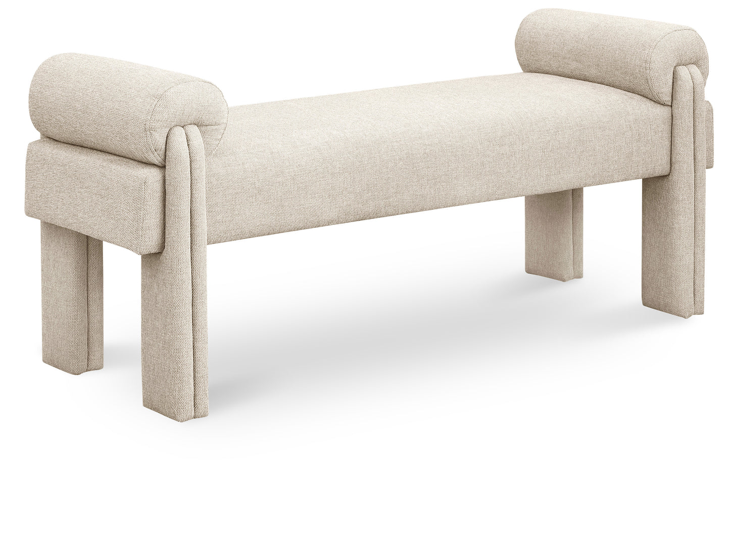Lux Stefanie Fabric Bench
