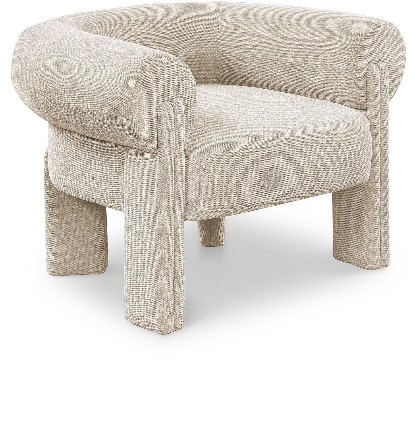 Lux Stefanie Fabric Accent Chair