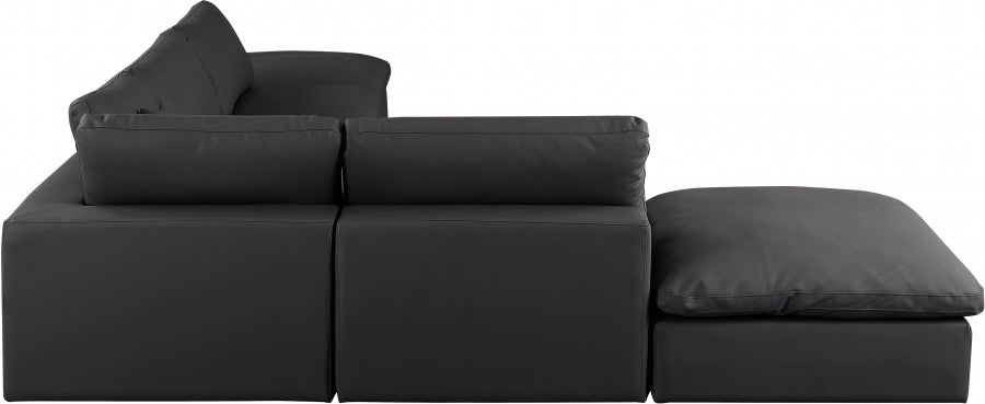 Modular Faux Leather Sectional
