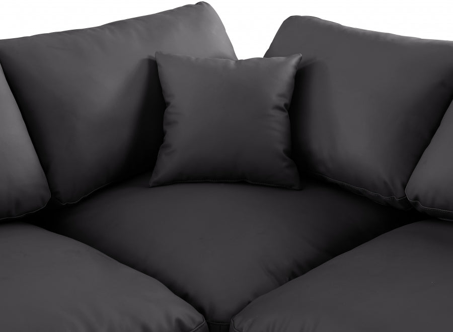 Modular Faux Leather Sectional