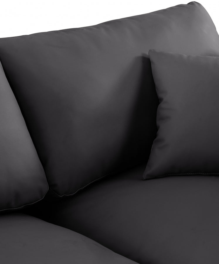 Modular Faux Leather Sectional