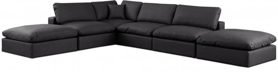 Modular Faux Leather Sectional
