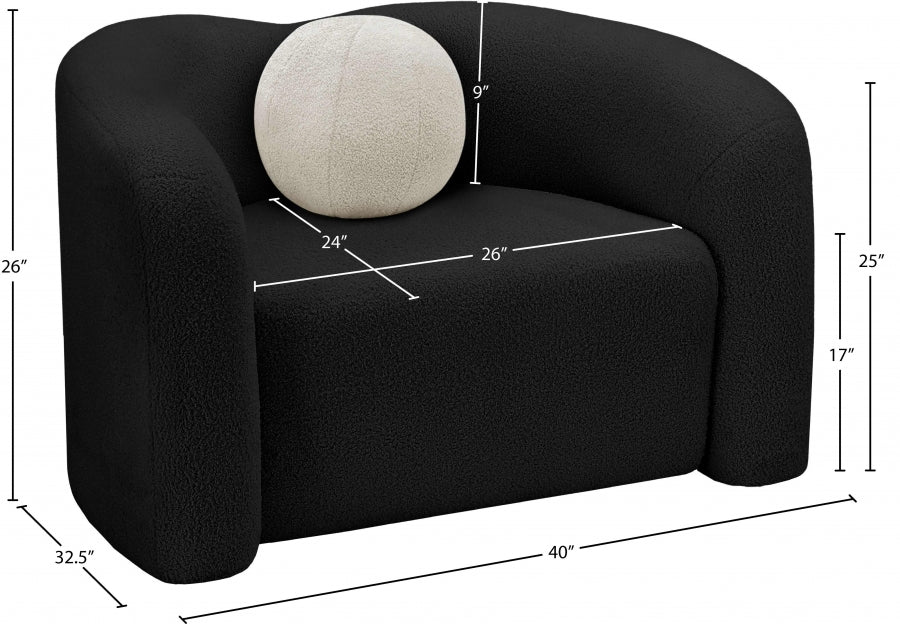 California Teddy Fabric Chair