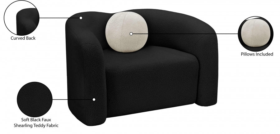 California Teddy Fabric Chair