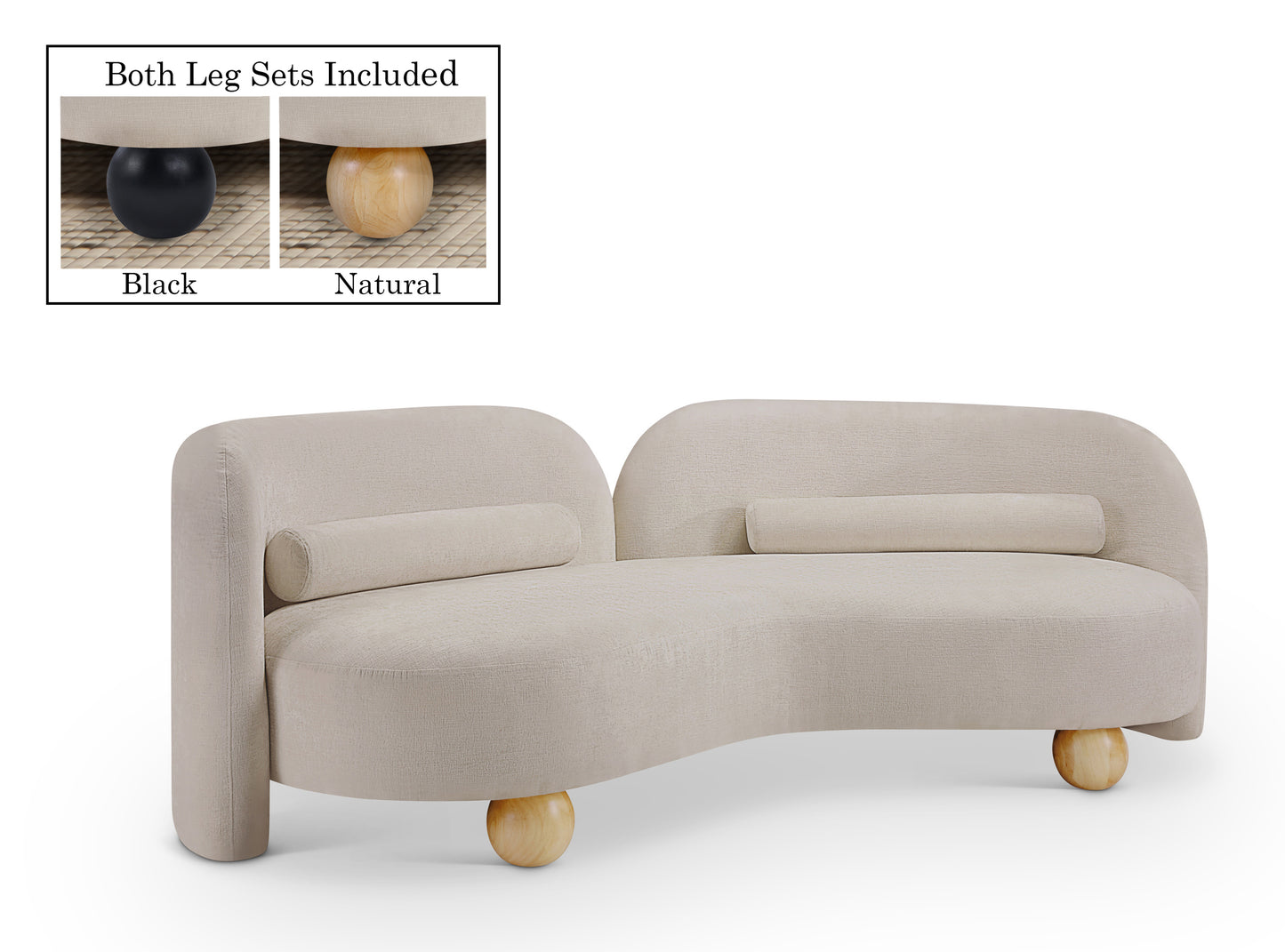 charlotte chenille Fabric Sofa