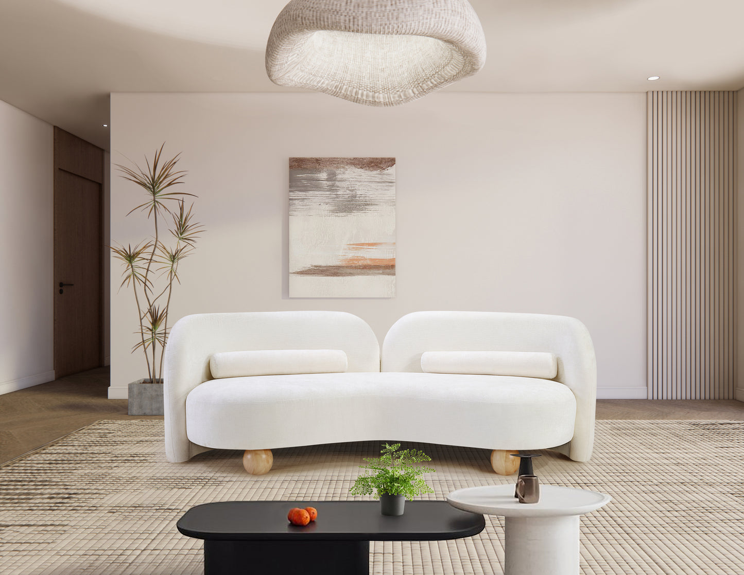 charlotte chenille Fabric Sofa