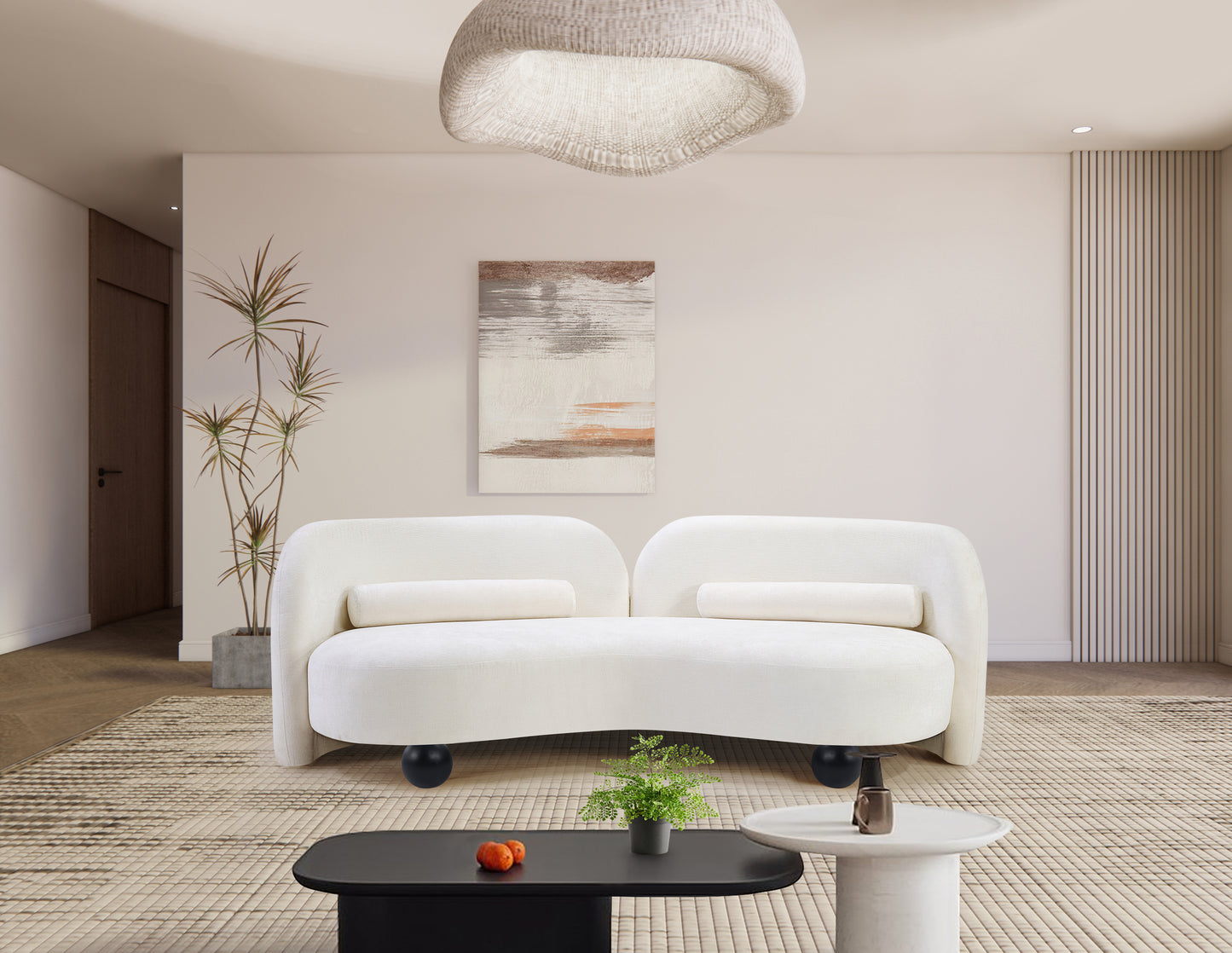 charlotte chenille Fabric Sofa