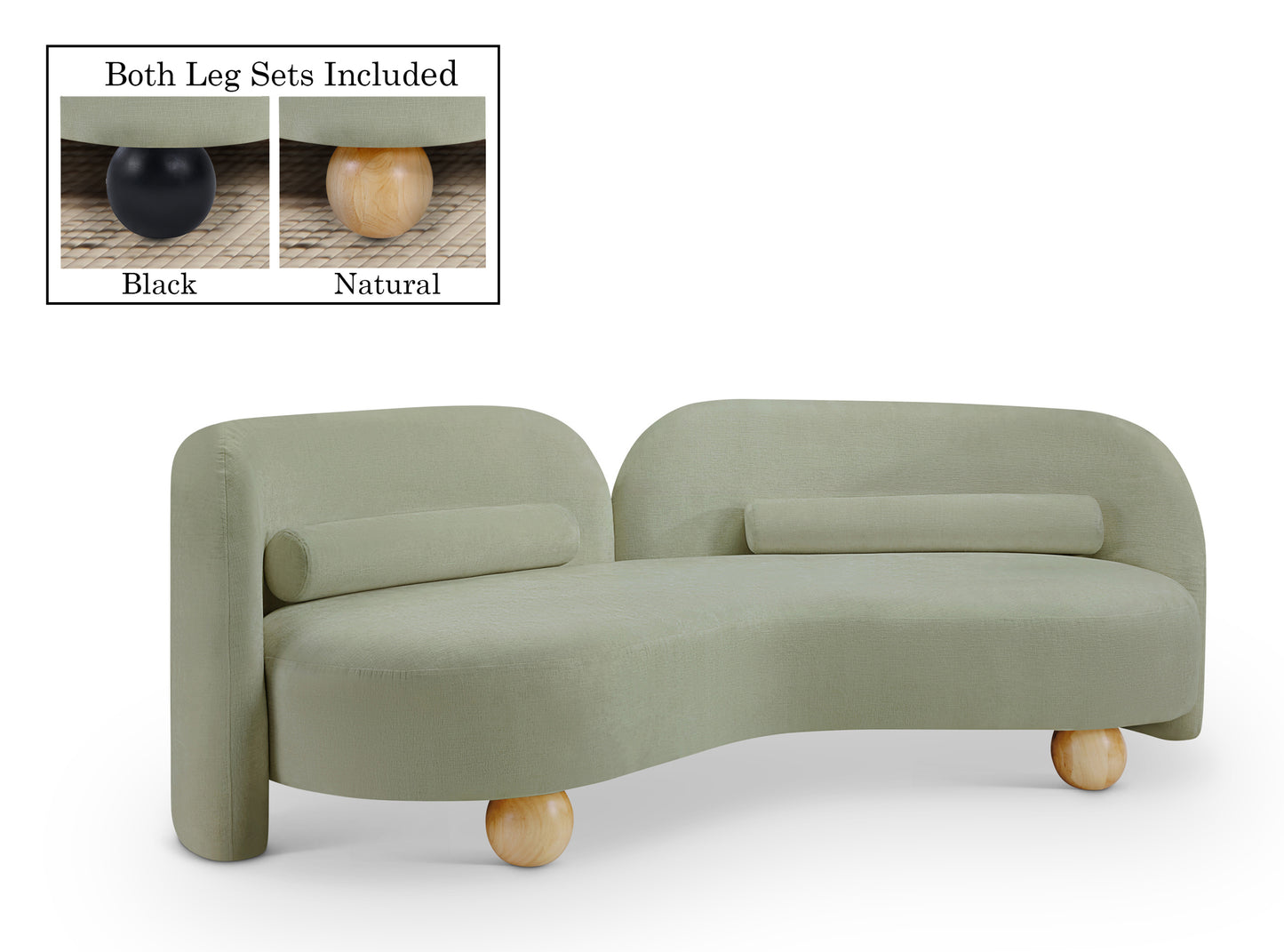 charlotte chenille Fabric Sofa