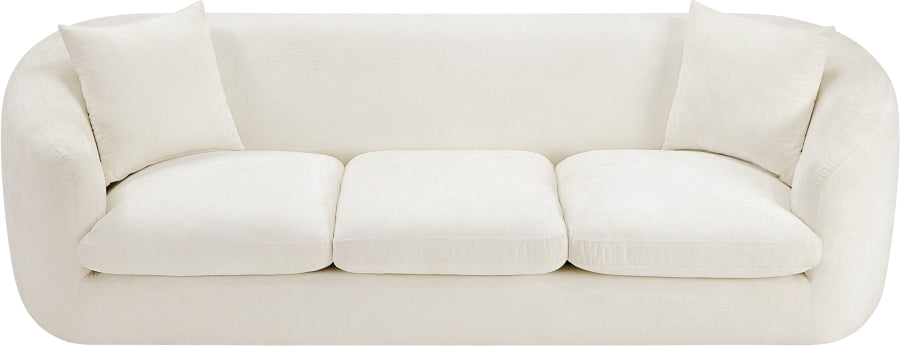 lavish Chenille Fabric Upholstered Sofa