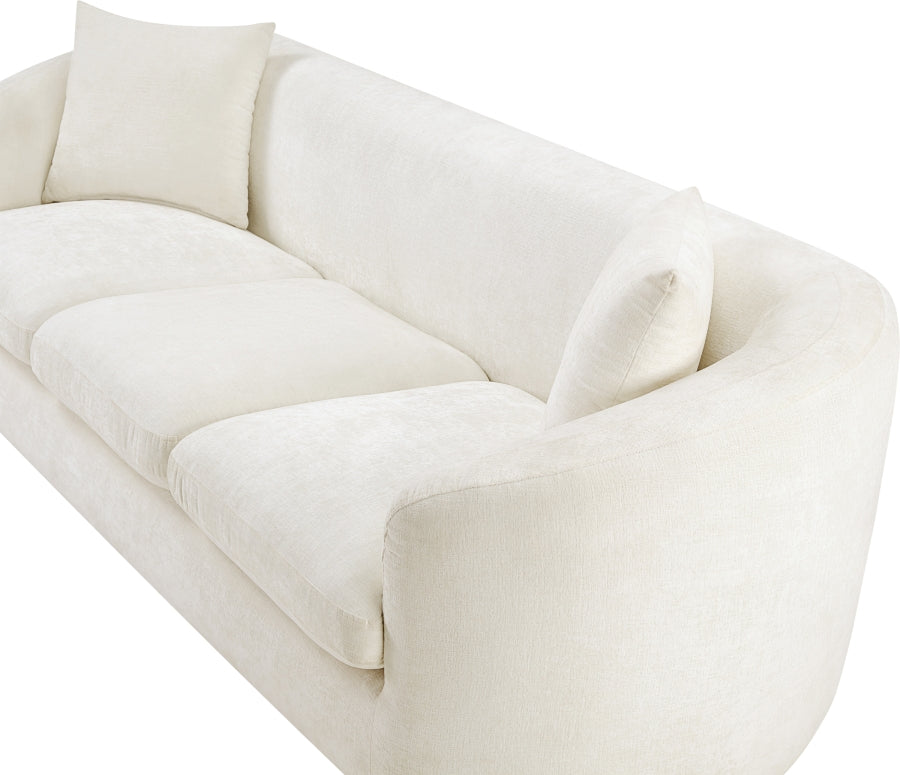 lavish Chenille Fabric Upholstered Sofa