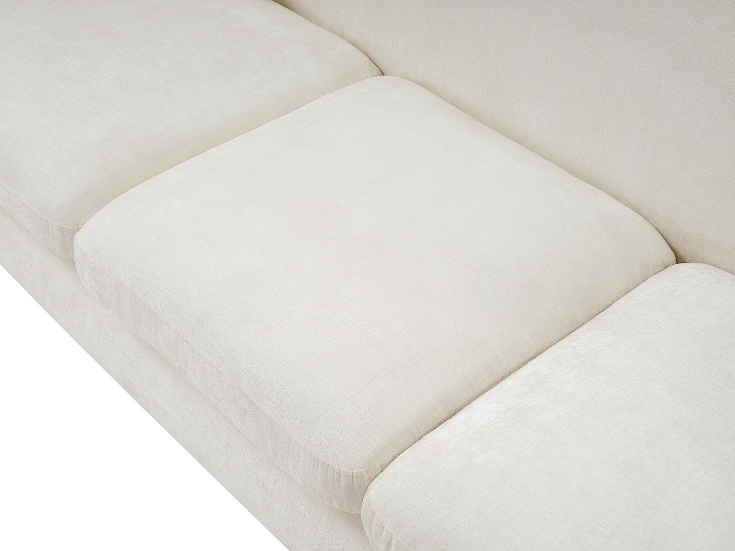 lavish Chenille Fabric Upholstered Sofa