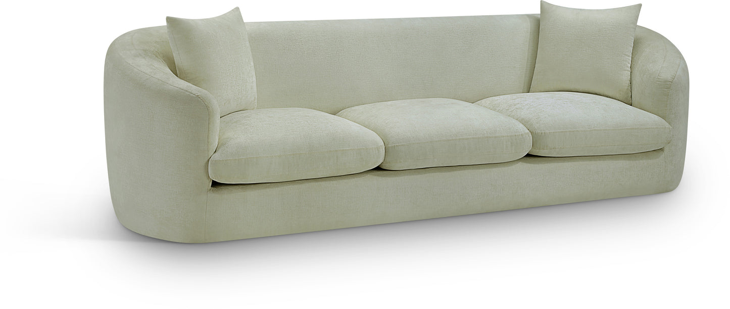 lavish Chenille Fabric Upholstered Sofa