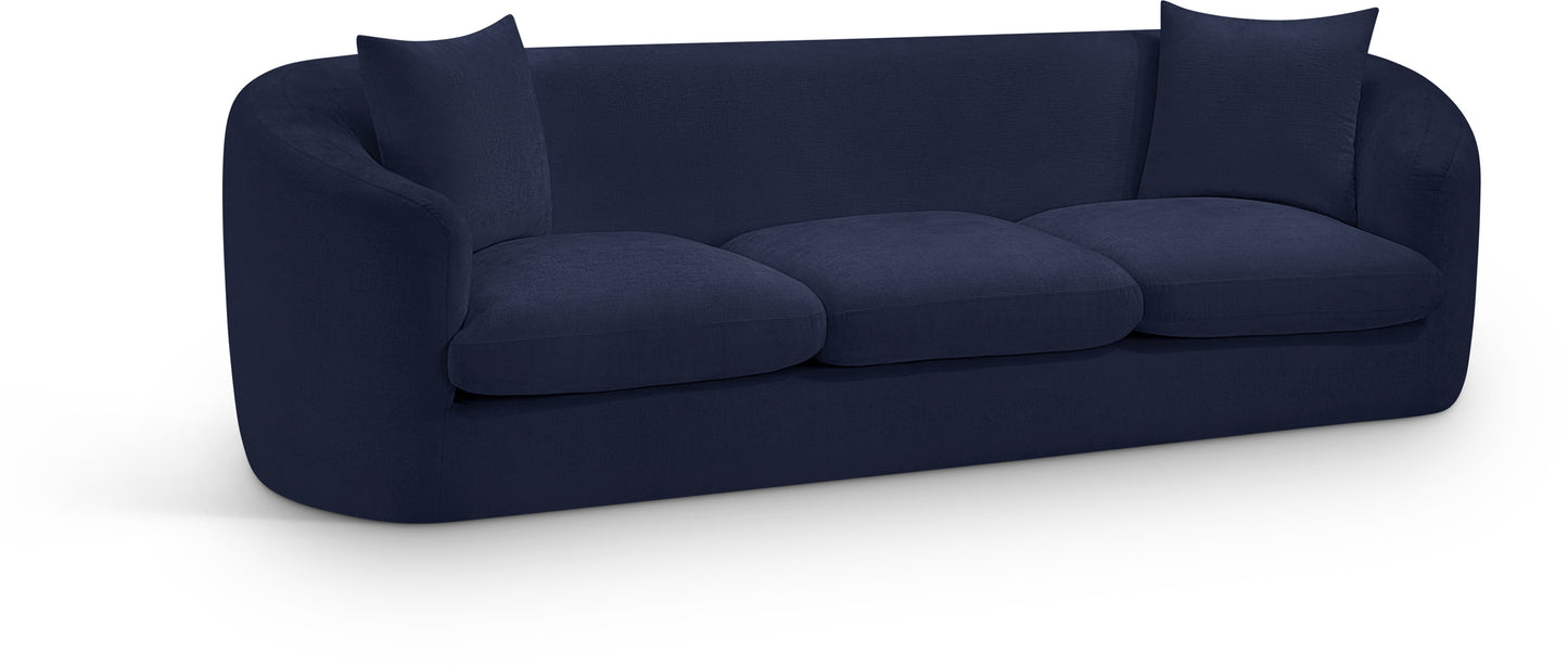 lavish Chenille Fabric Upholstered Sofa