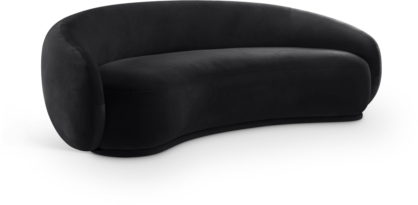 seline Velvet Upholstered Sofa