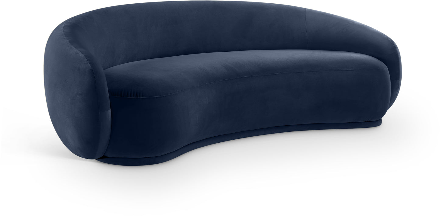 seline Velvet Upholstered Sofa