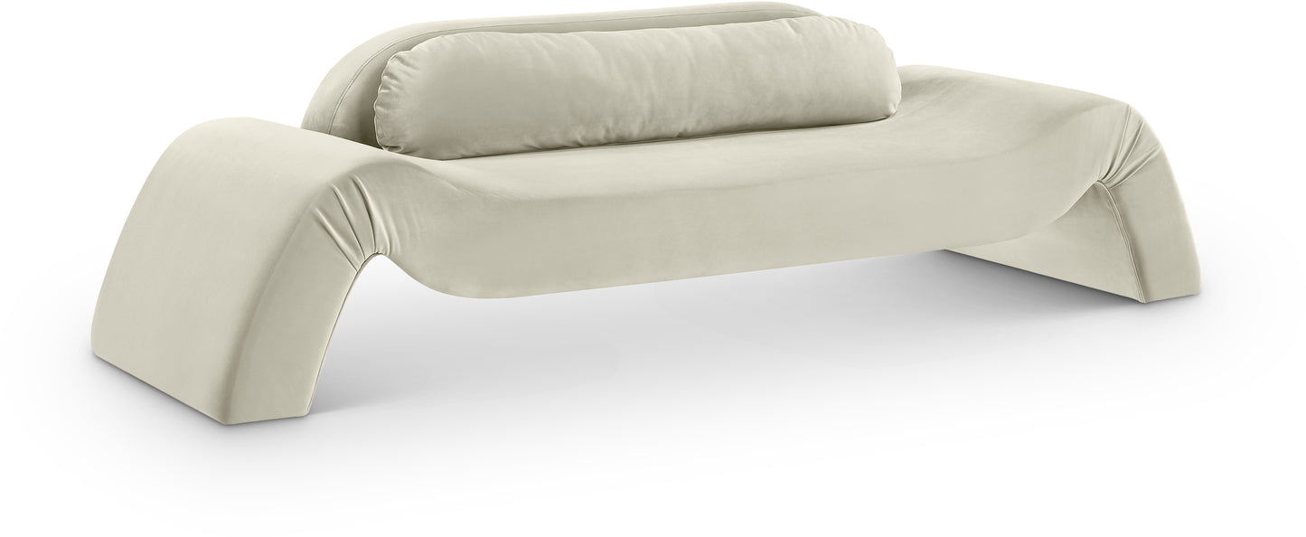 serenity" Velvet Upholstered Sofa