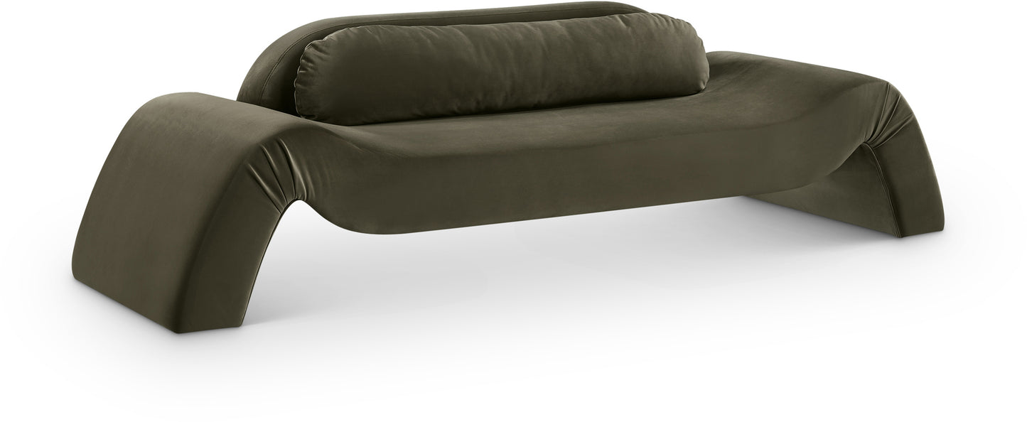 serenity" Velvet Upholstered Sofa