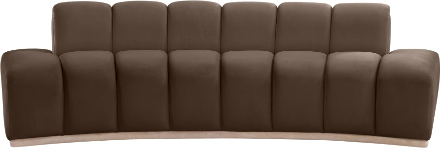 Velvet Upholstered Sofa
