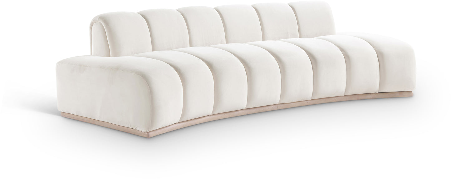 Velvet Upholstered Sofa