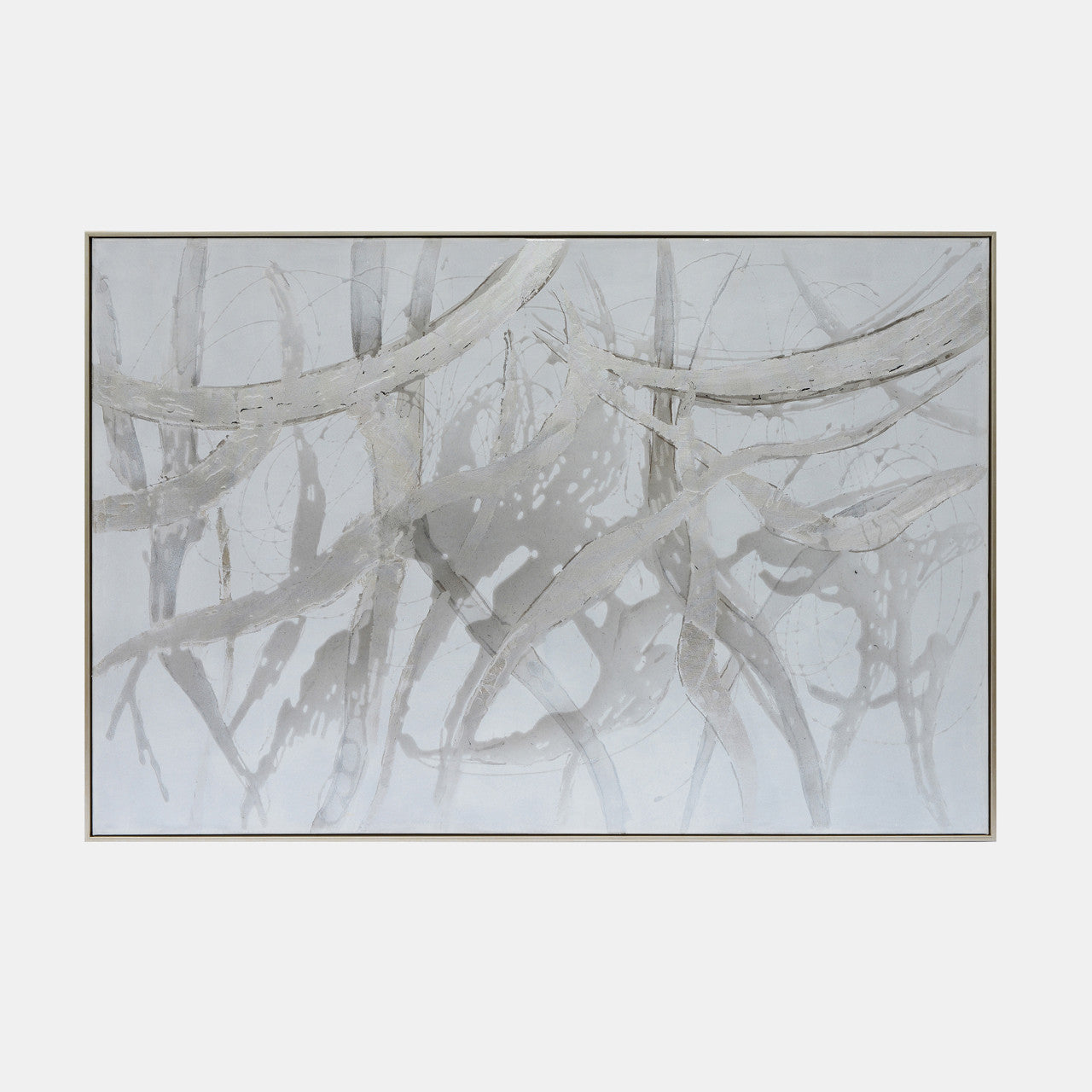 Silver Swatch Oil Painting