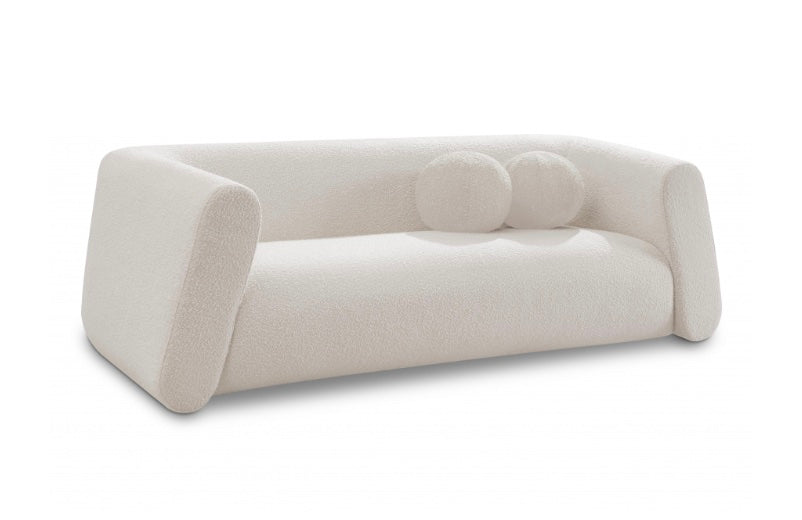 Abby Boucle Fabric Sofa