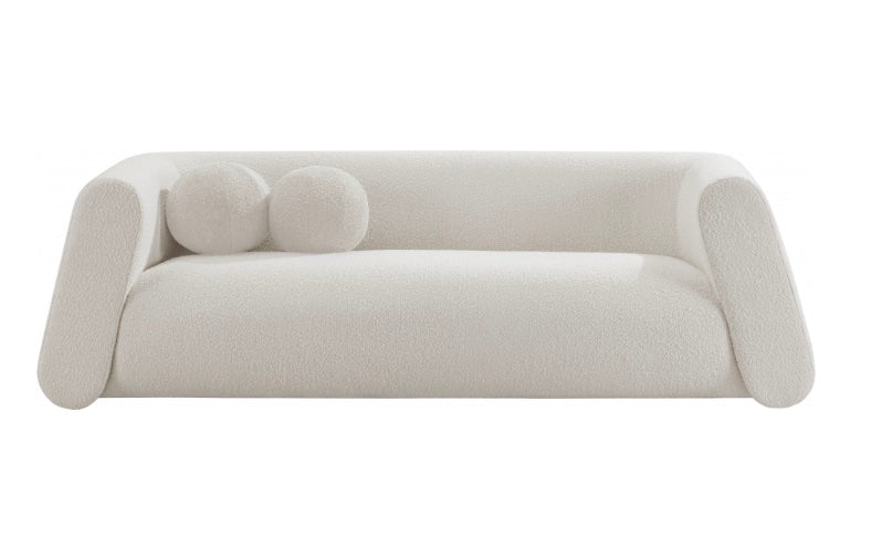 Abby Boucle Fabric Sofa