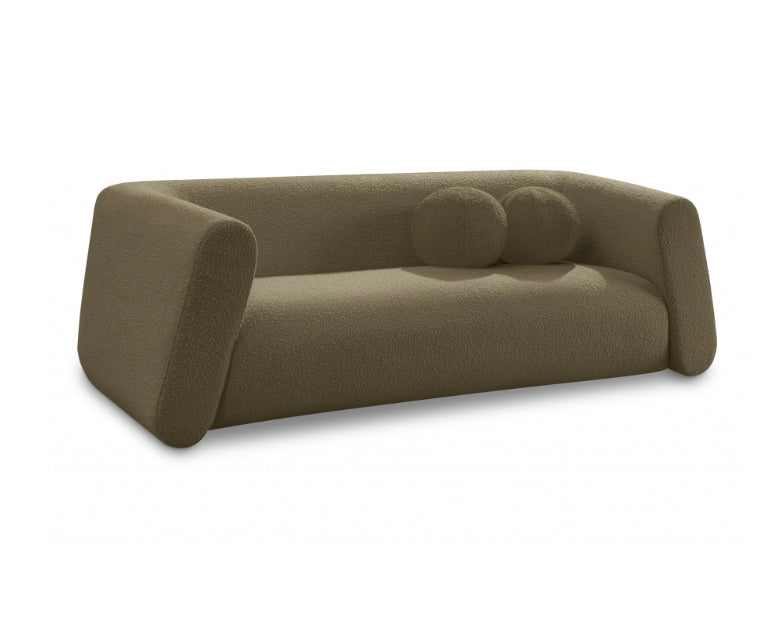 Abby Boucle Fabric Sofa