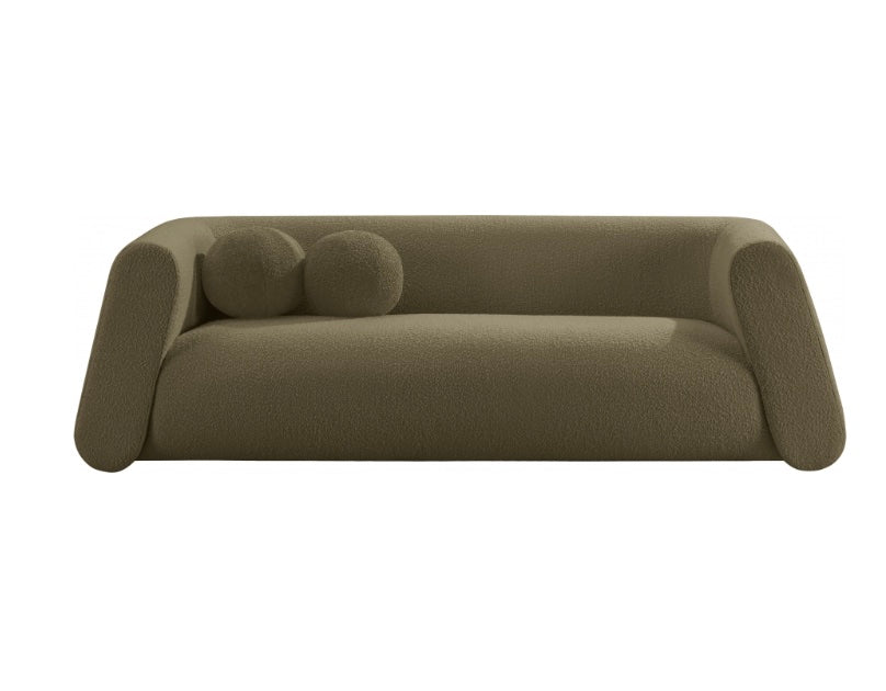 Abby Boucle Fabric Sofa