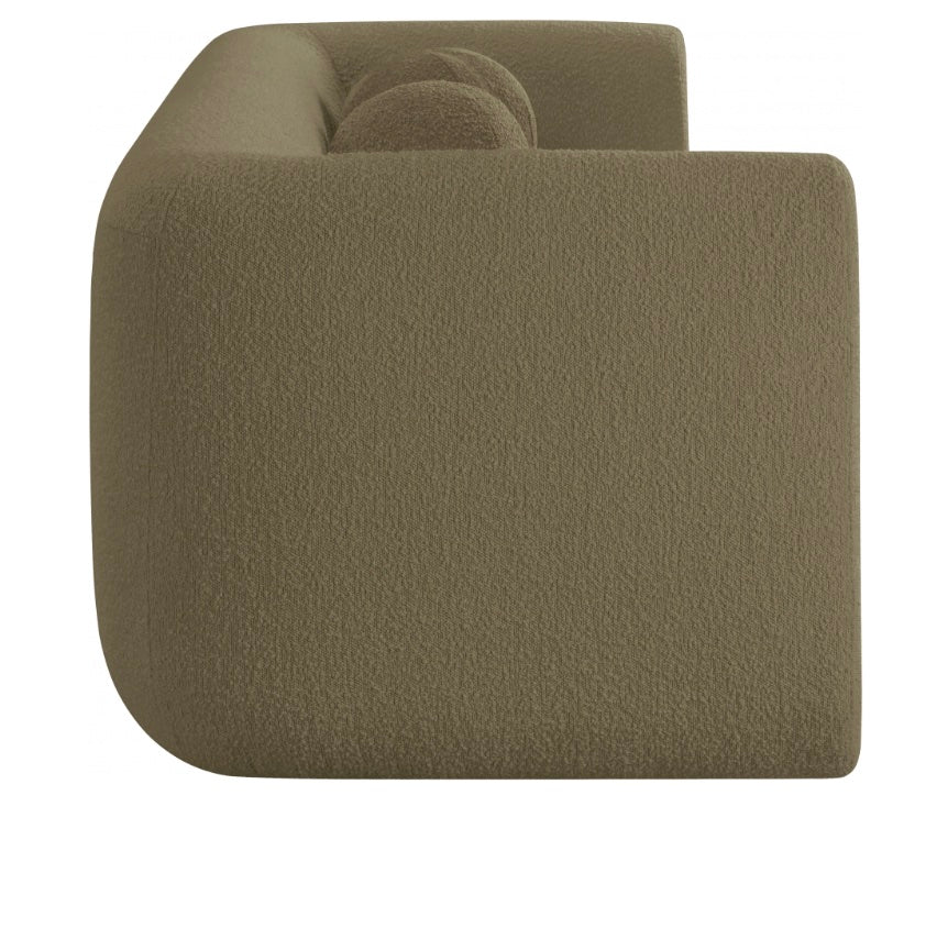 Abby Boucle Fabric Sofa