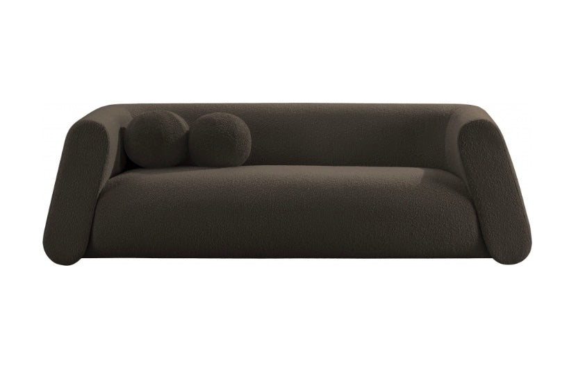 Abby Boucle Fabric Sofa