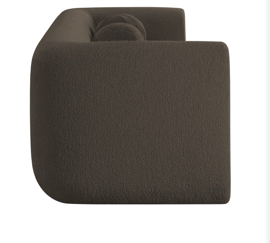 Abby Boucle Fabric Sofa