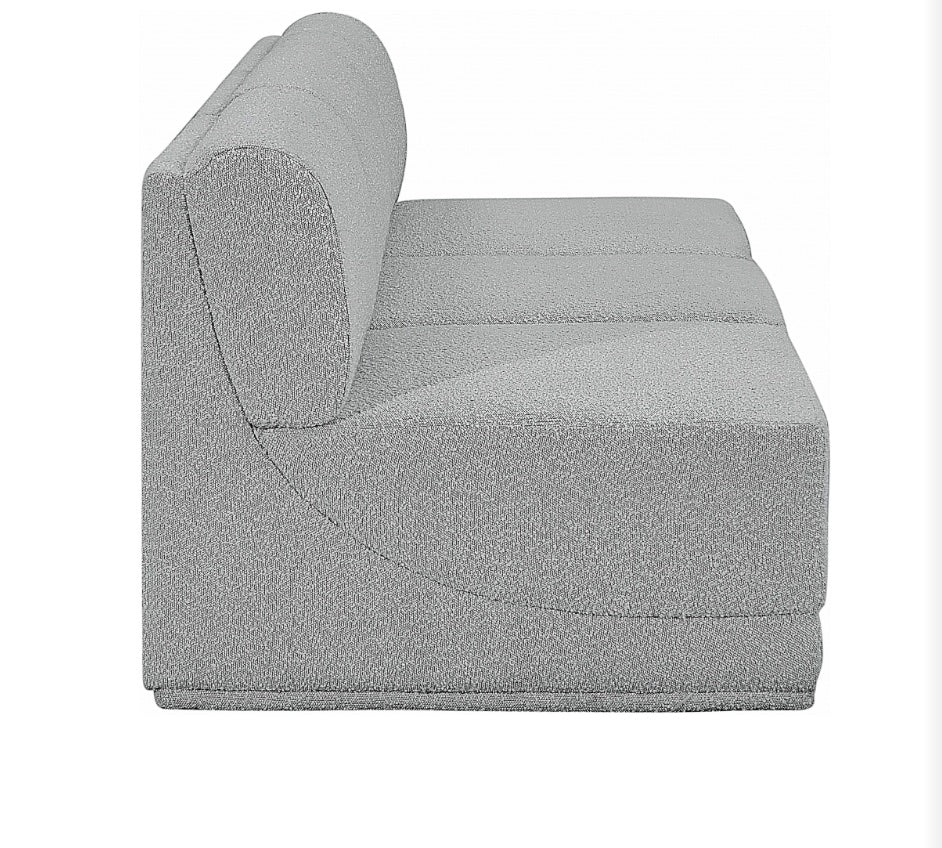 Omen Boucle Fabric Sofa- 3 Seat