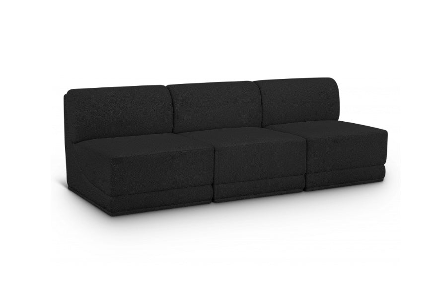 Omen Boucle Fabric Sofa- 3 Seat