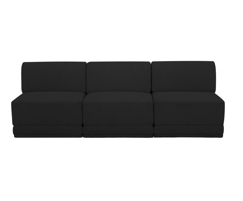 Omen Boucle Fabric Sofa- 3 Seat