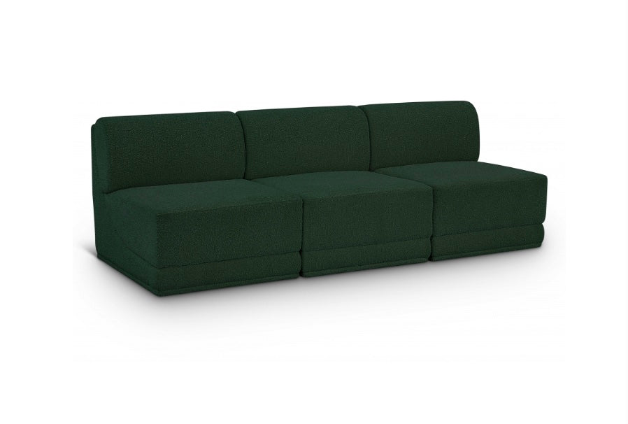 Omen Boucle Fabric Sofa- 3 Seat