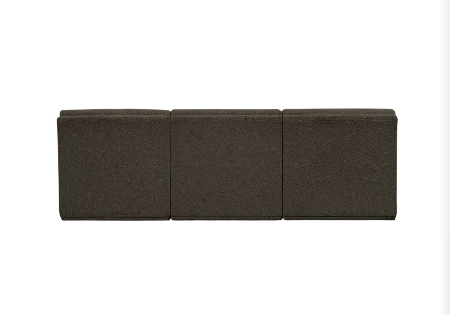 Omen Boucle Fabric Sofa- 3 Seat