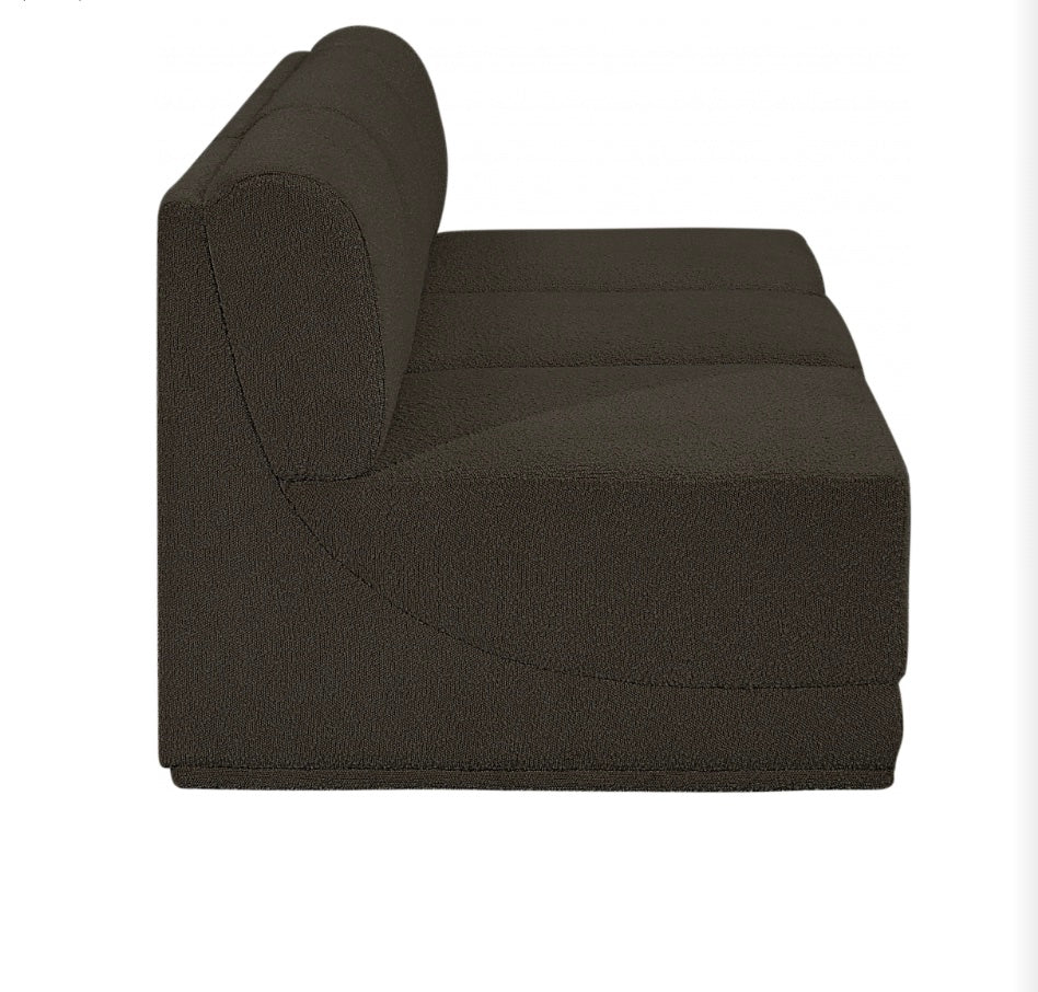 Omen Boucle Fabric Sofa- 3 Seat