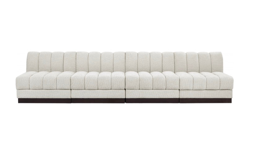 London Chenille Fabric Sofa- 4 Seat